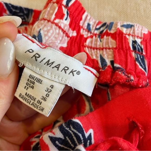 Floral flowy wide leg cotton pants - Picture 5 of 7